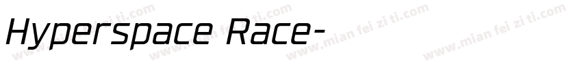 Hyperspace Race字体转换